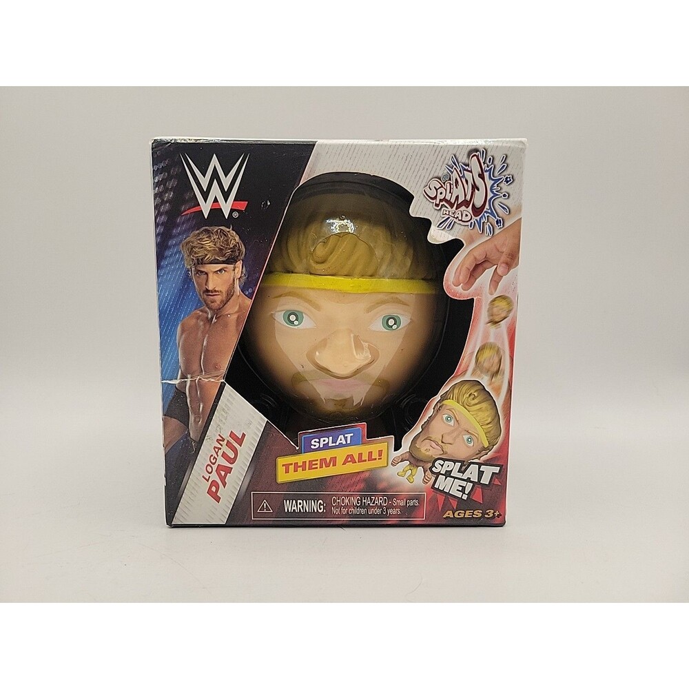 Logan Paul WWE Splats Head Smash Splat Squeeze Laugh Squishy Stress Relief ADHD